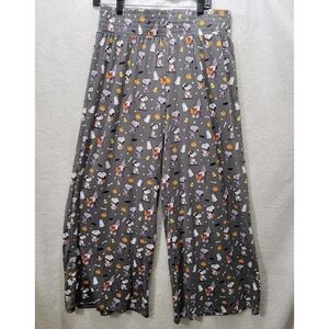 Munki Munki Snoopy Halloween Costumed Women LG Soft Pajama Lounge Pants Wide Leg
